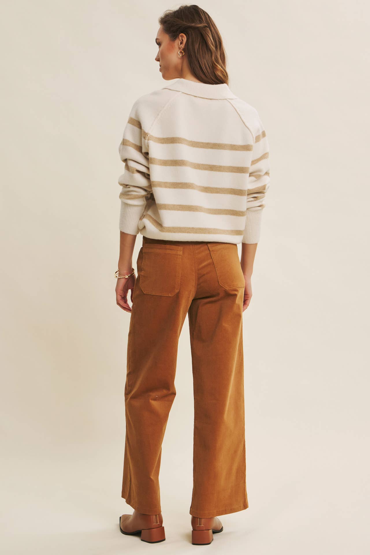 Chic Corduroy Wide-Leg Pants