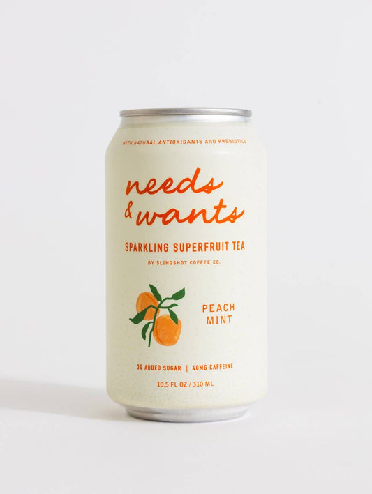 Needs & Wants Tea - Peach Mint (Case of Twelve)