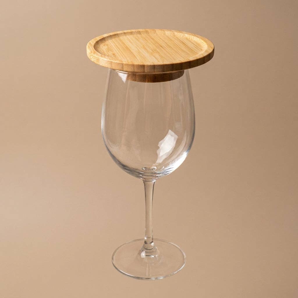 Bamboo Wine Glass Charcuterie Topper