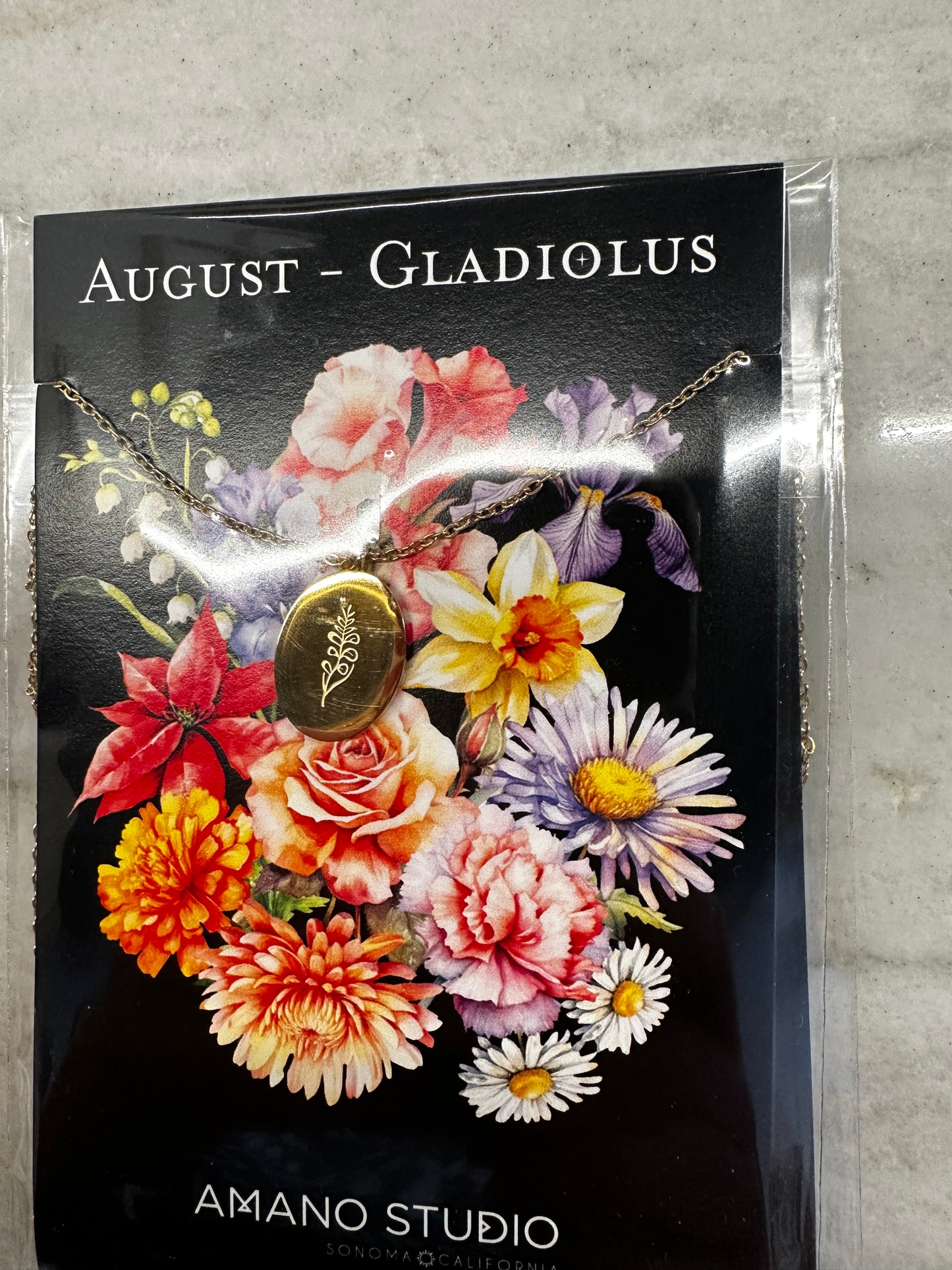 Birth Flower Necklace