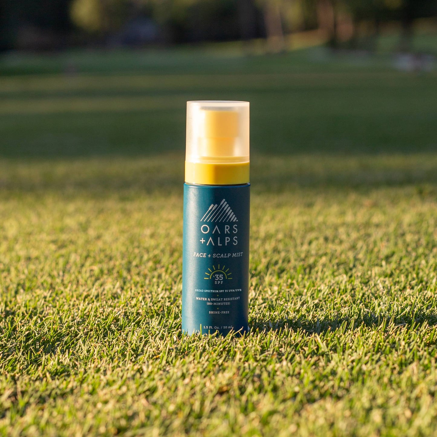 Men's Face + Scalp Mist with SPF 35, Lightweight Sunscreen