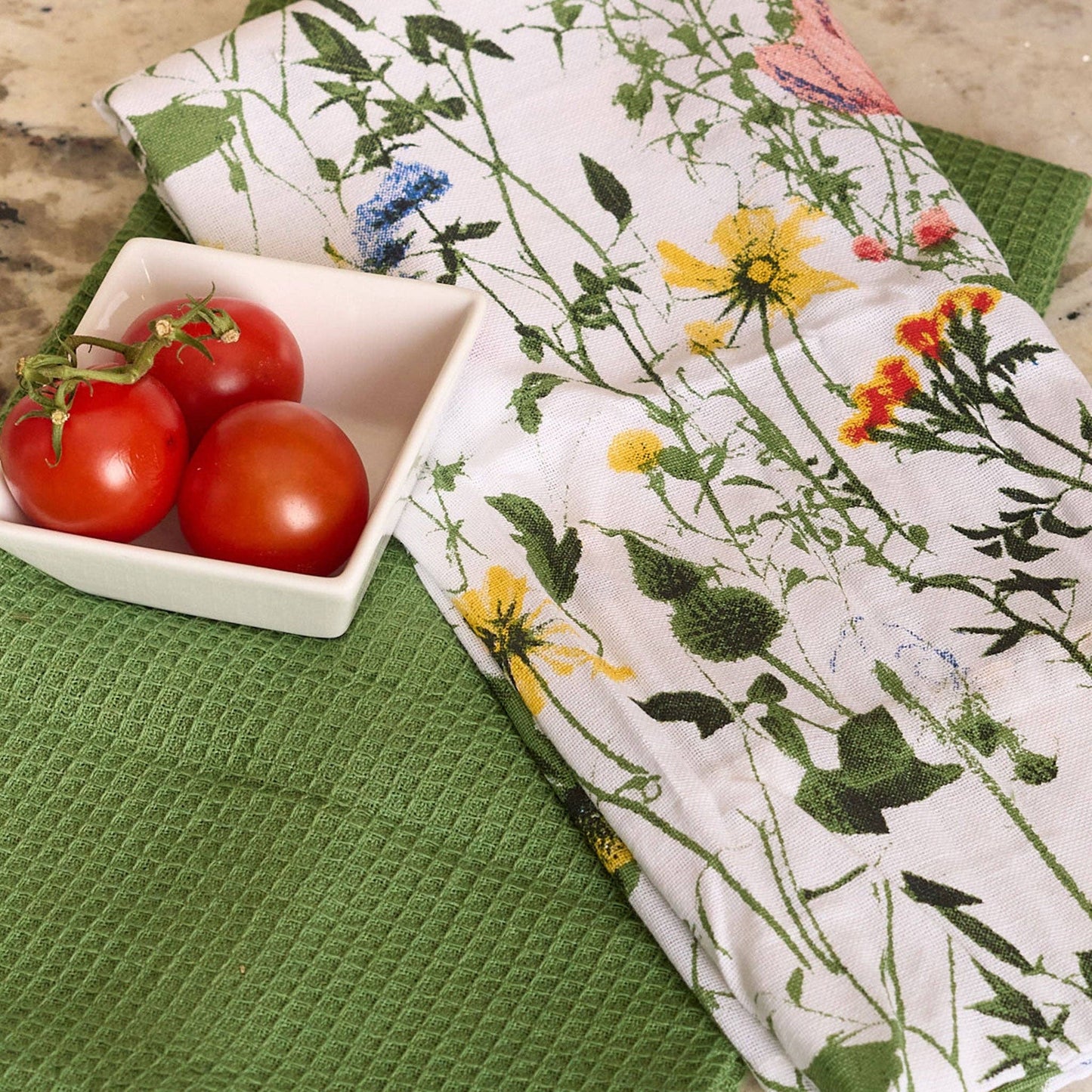 3 Piece Spring Meadow Cotton Tea Towel Set
