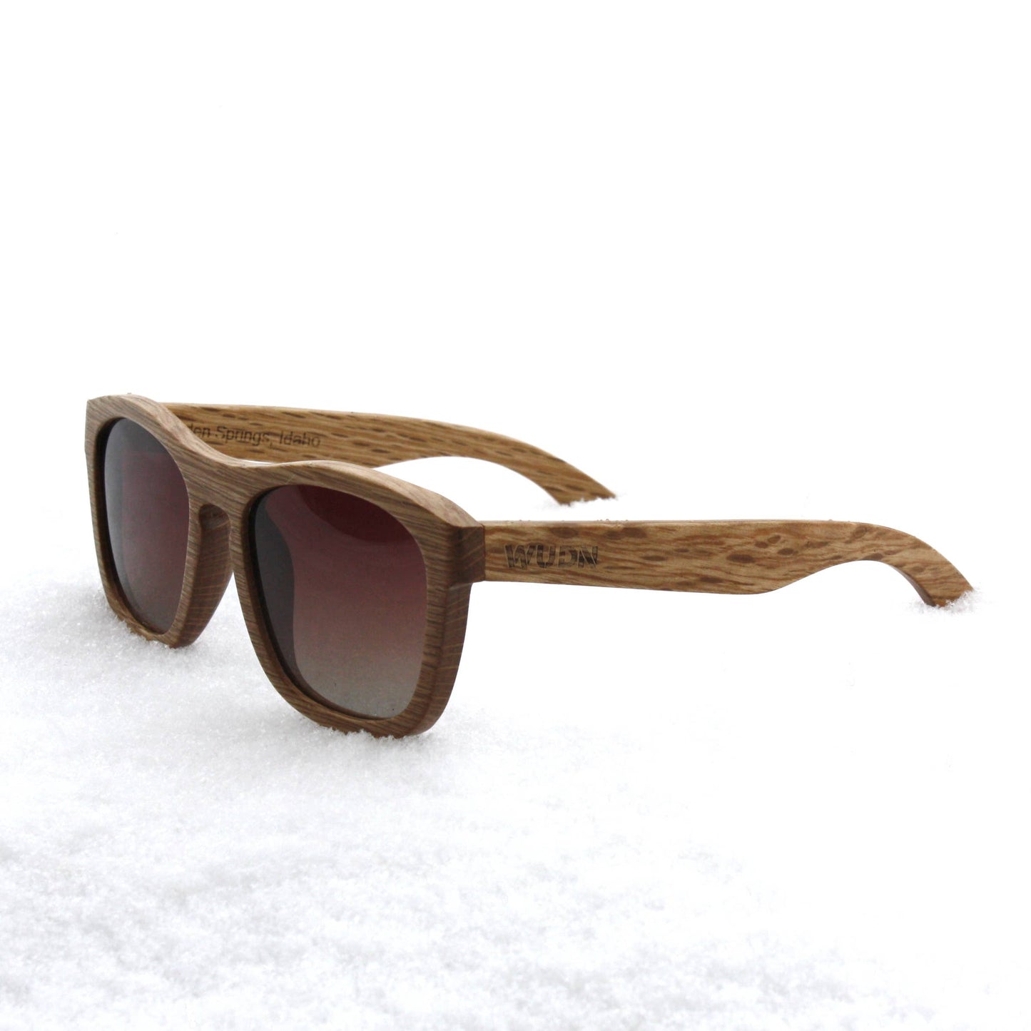 Real Zebra All Wood Jacks Sunglasses by WUDN