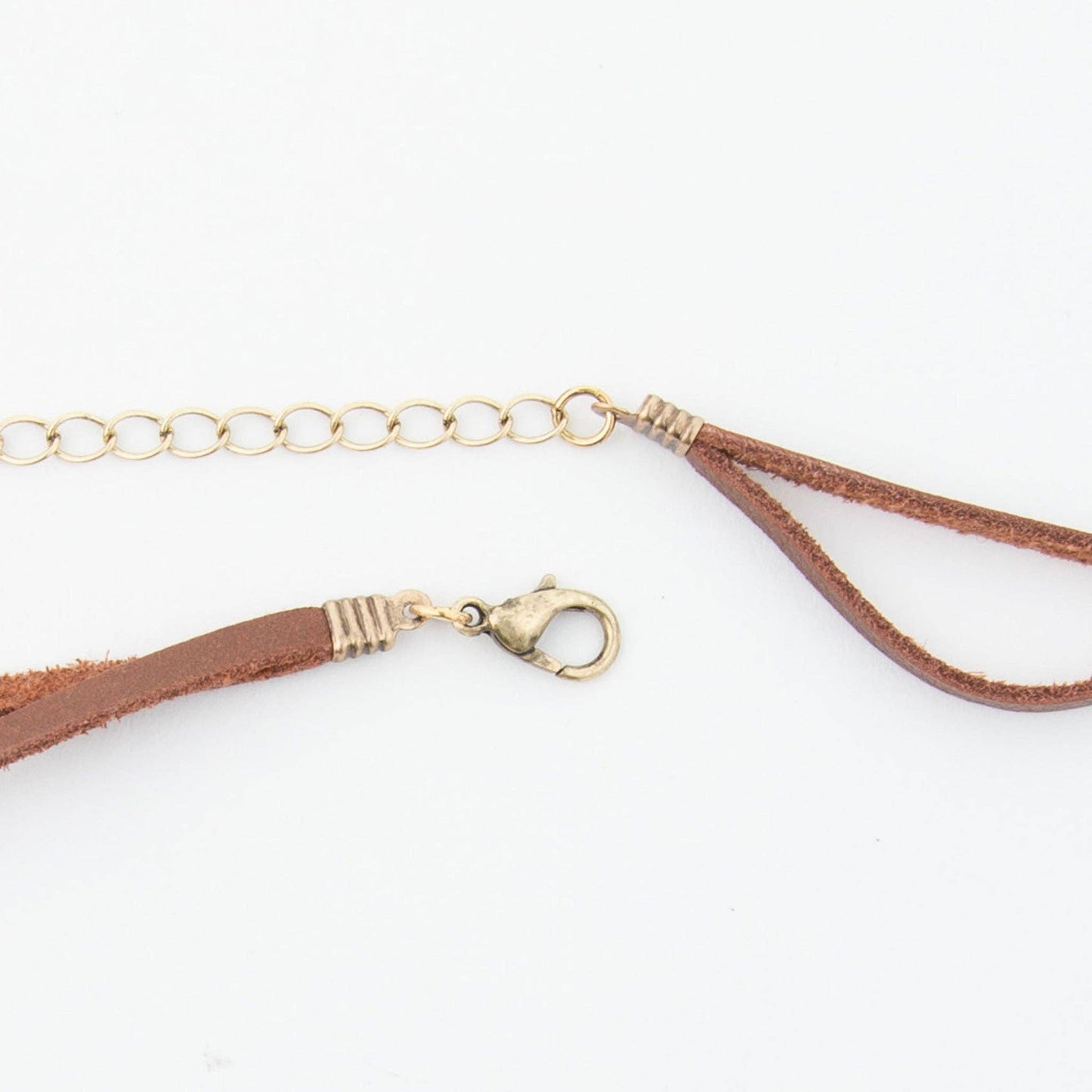 Multi Row Genuine Stone Necklace