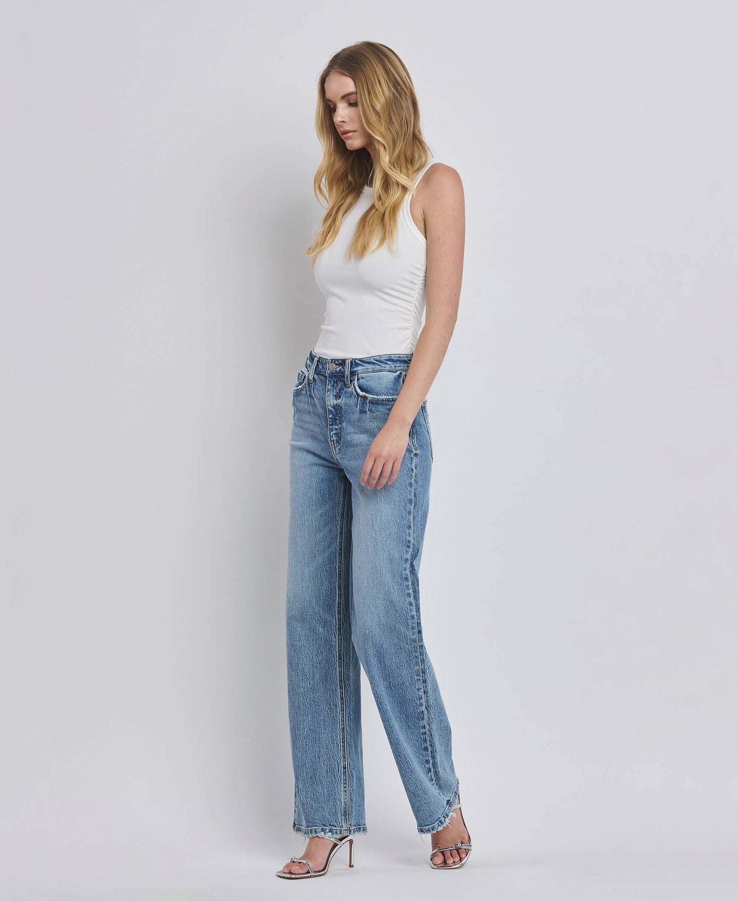 90'S Super High Rise Wide Jeans