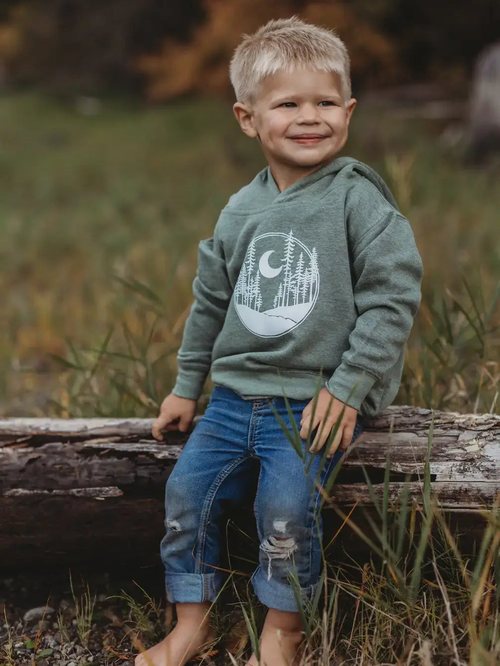 Crescent Moon Youth Hoodie