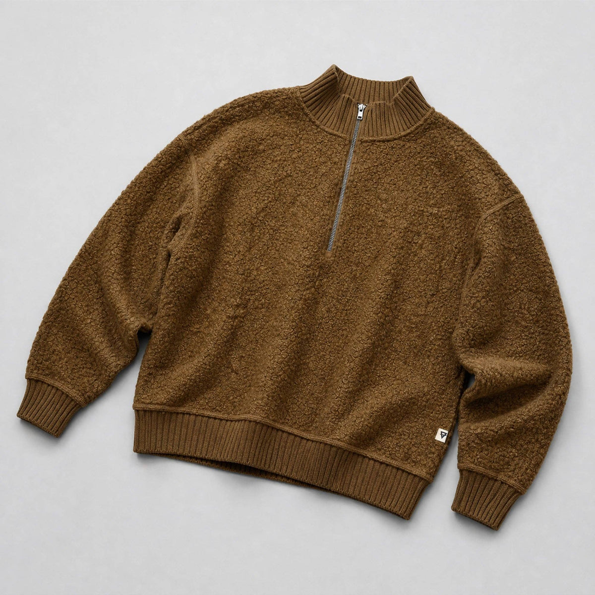 Women's Magnolia Bouclé Quarter Zip Pullover