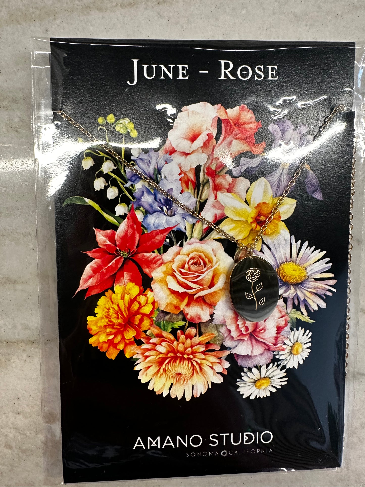 Birth Flower Necklace