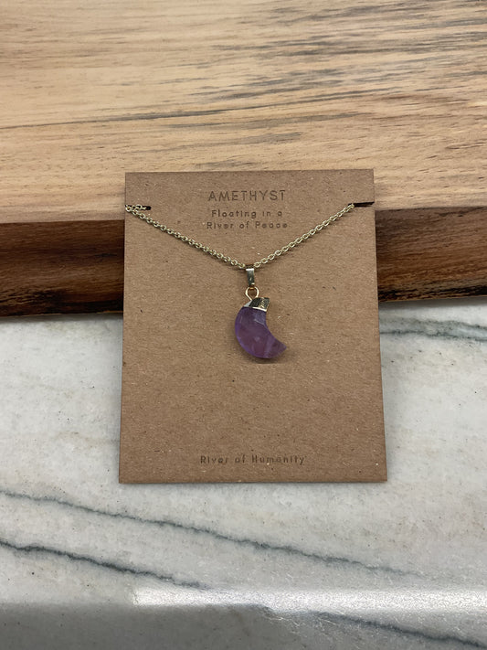 Moon Charm Necklace 