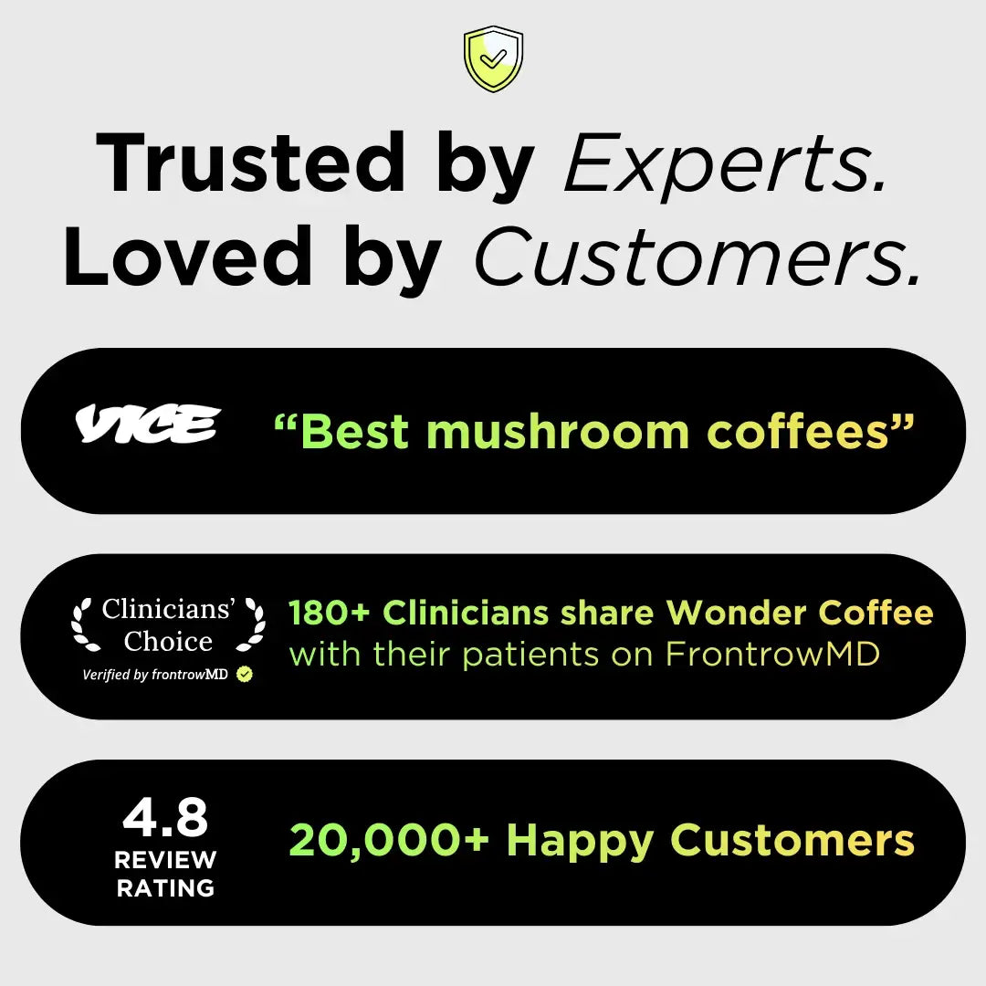 Wonder Coffee – Functional Mushroom Coffee (30 Servings)