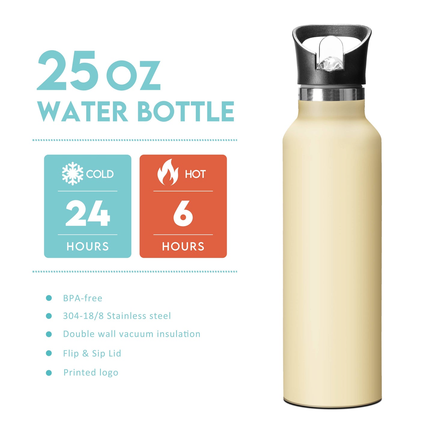 Maximalist Floral 25oz Bottle Retro Rococo