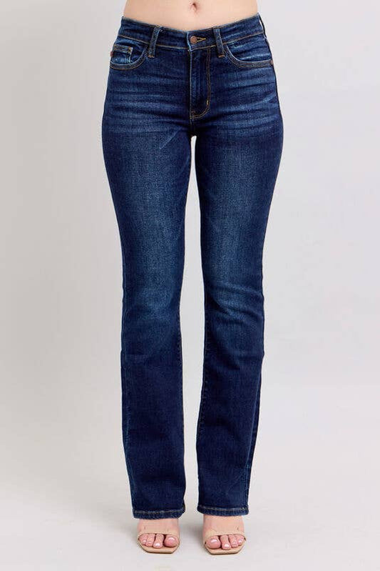 High Waisted Dark Wash Bootcut 32”