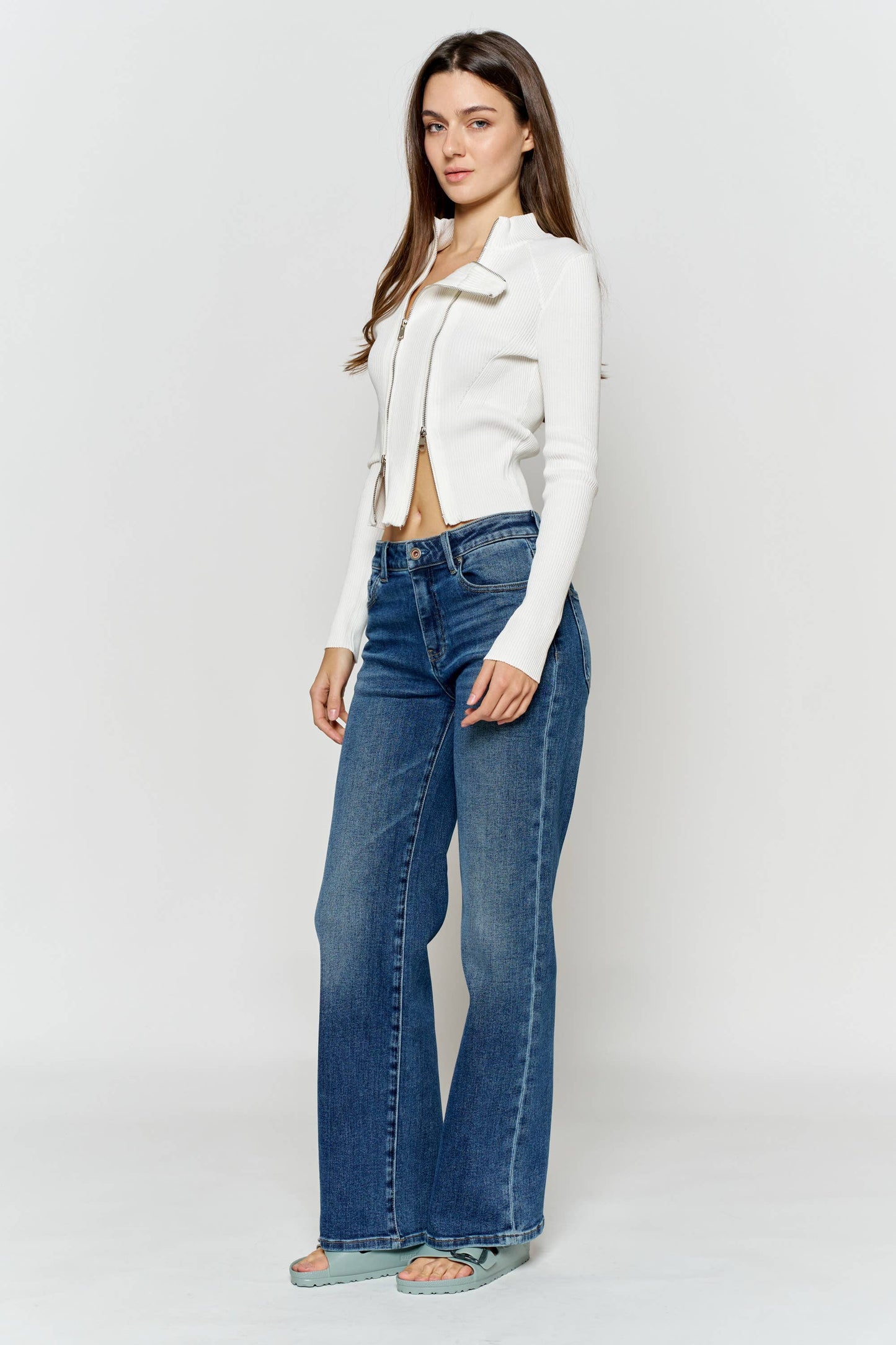 OPEN PACK High Rise Wide Leg Jeans WEP3744