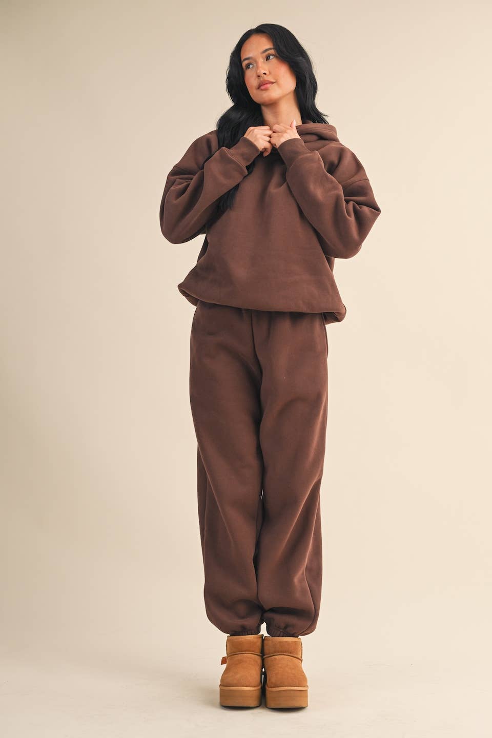 Cozy Fleece Oversized Pullover Hoodie
