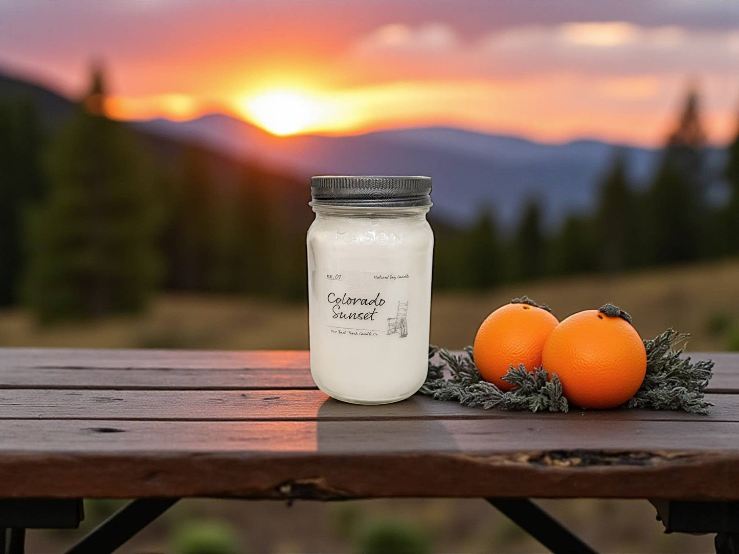 Colorado Sunset Soy Candle