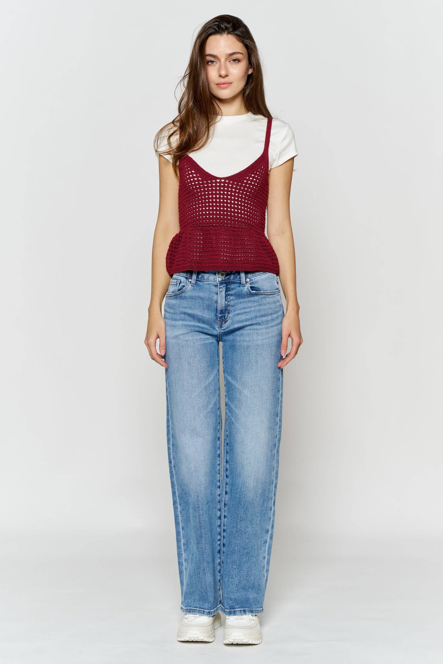 OPEN PACK High Rise Wide Leg Jeans WEP3744