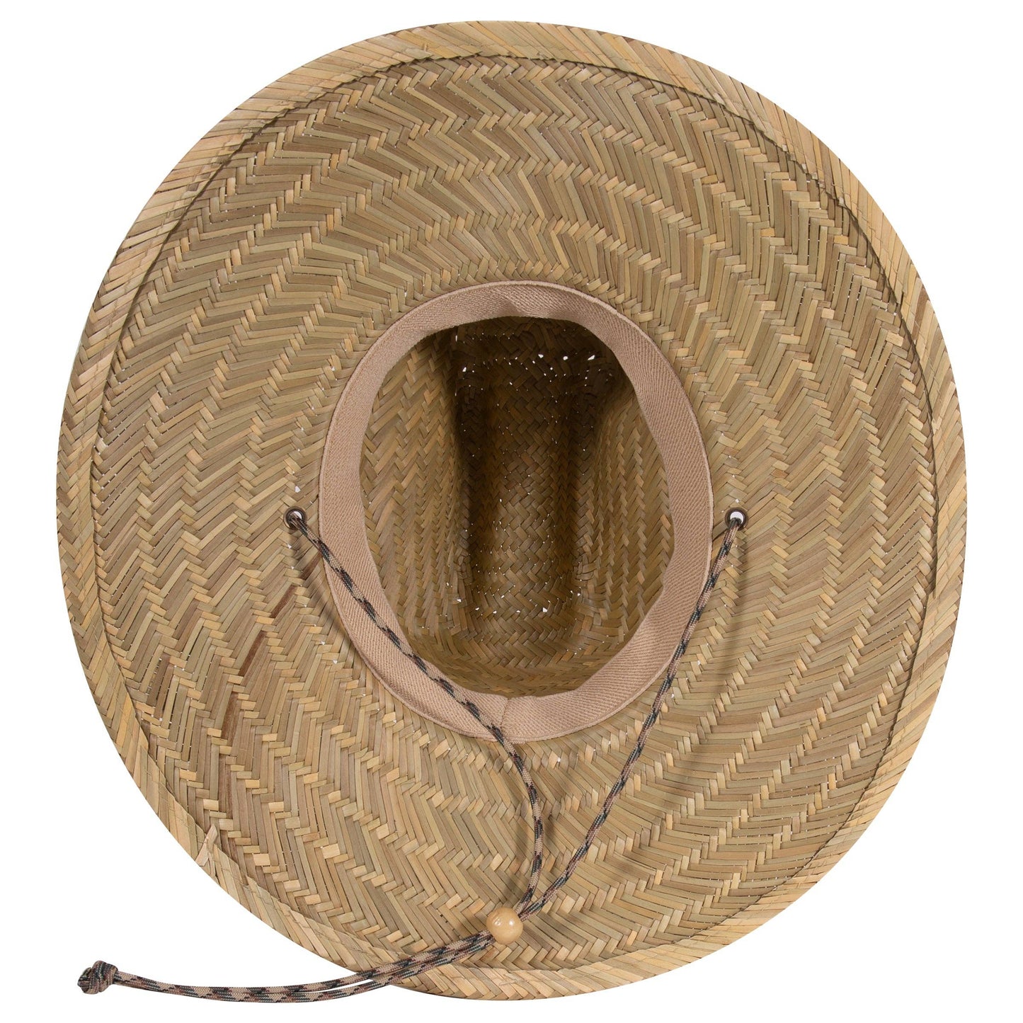 Straw Lifeguard Hat with Adjustable Cord
