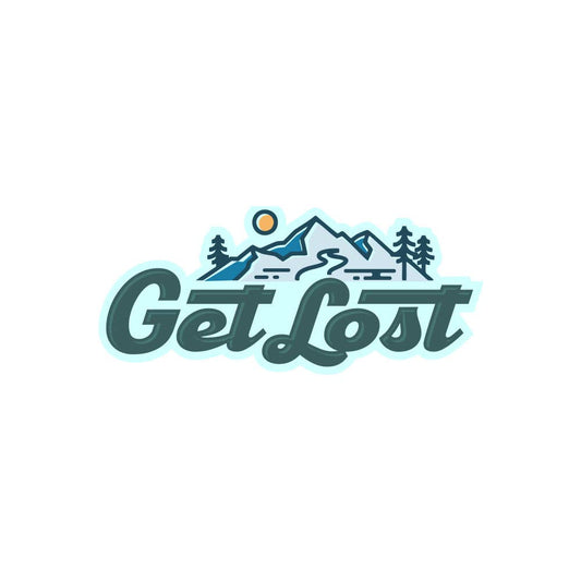 Get Lost 3D Bubble Sticker