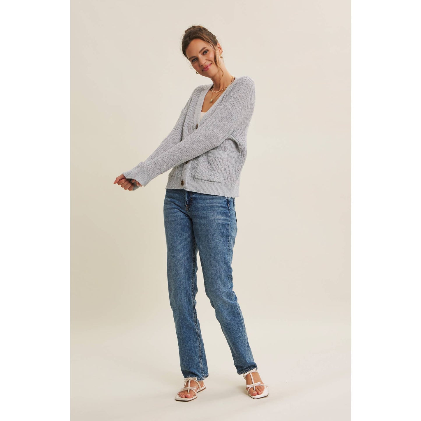 Relaxed Sweater Cardigan