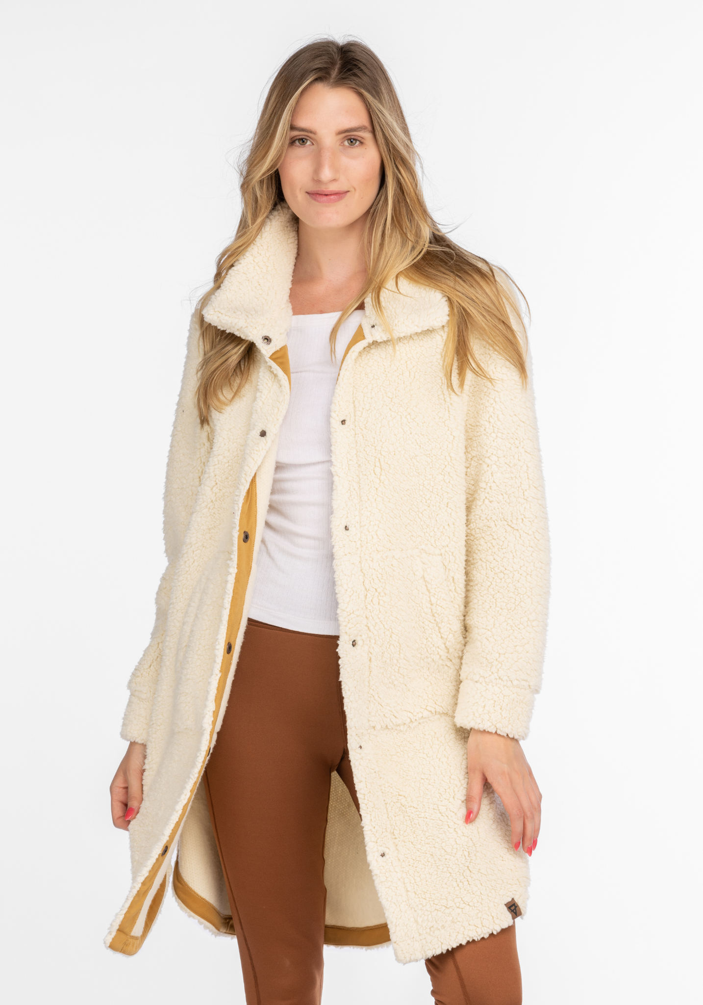 Women's Kinsley Sherpa Long Coat