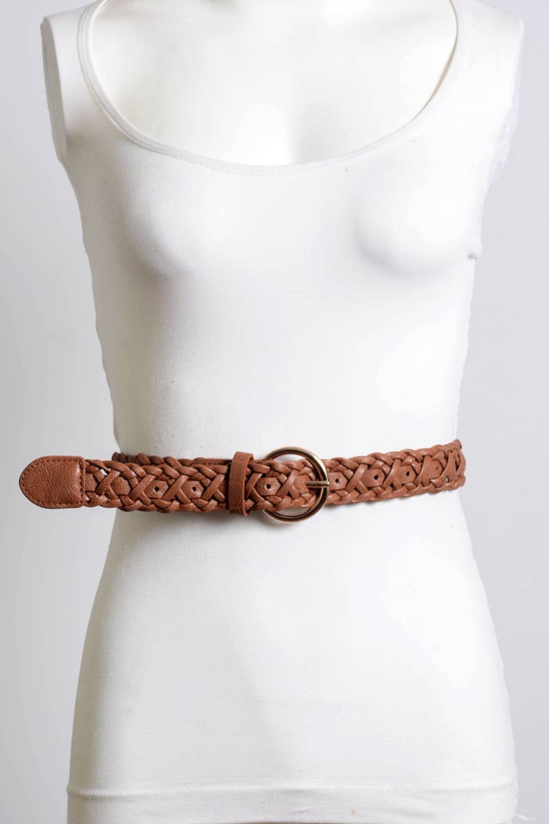 Double Braided Belt with Buckle - High Sell Through