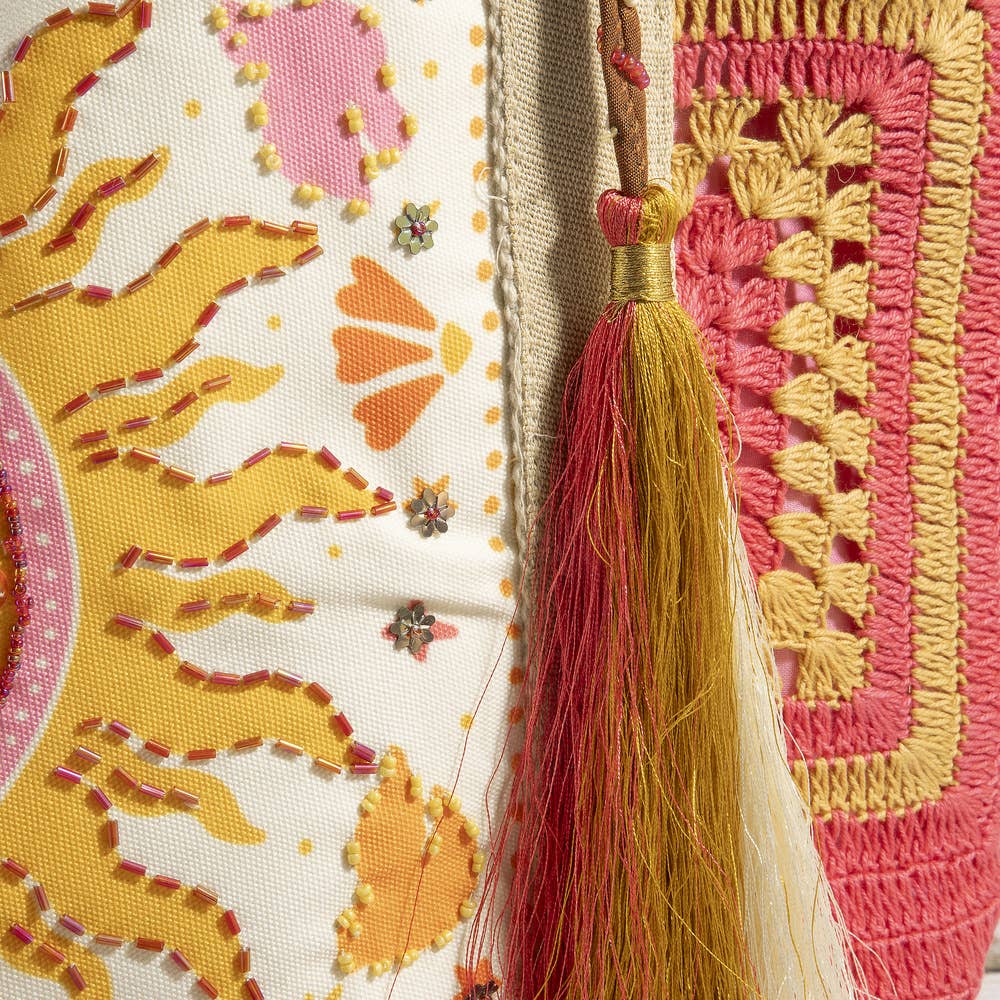 Sequin Sun Tote Bag
