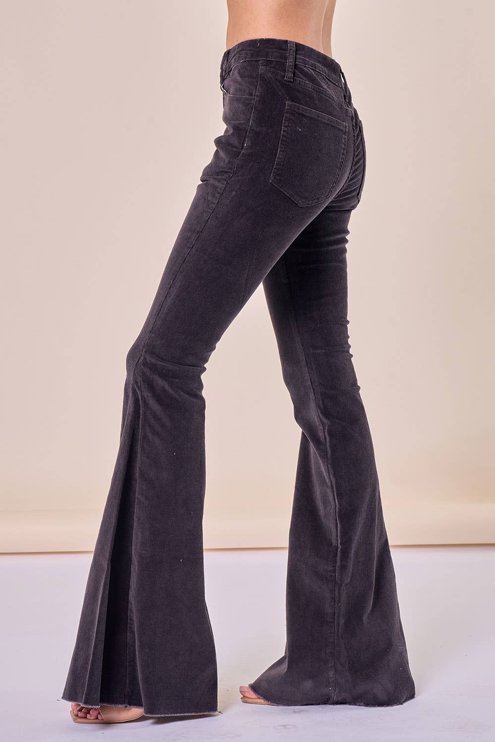 Charcoal Corduroy Bellbottoms