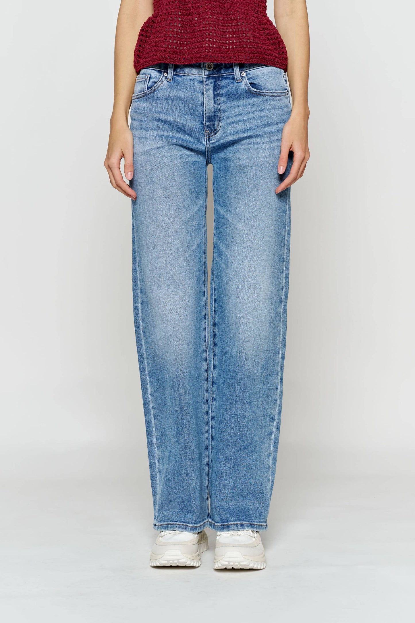 OPEN PACK High Rise Wide Leg Jeans WEP3744