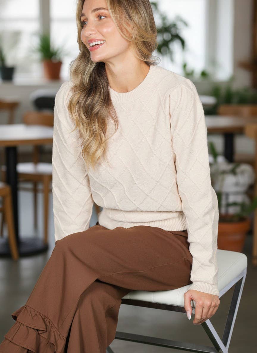 Diamond Pattern Sweater
