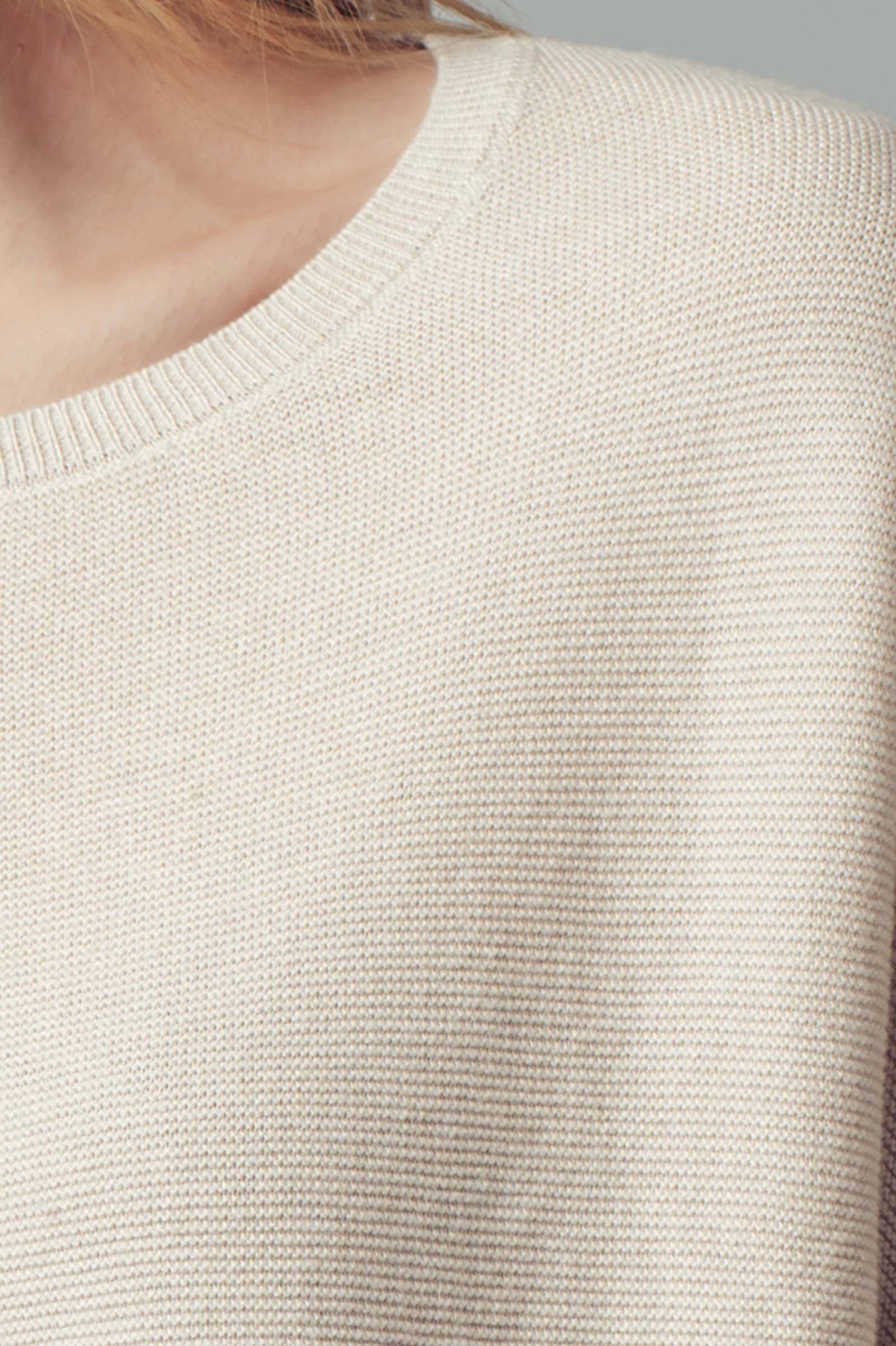 Relaxed Dolman Sleeve Knit Sweater