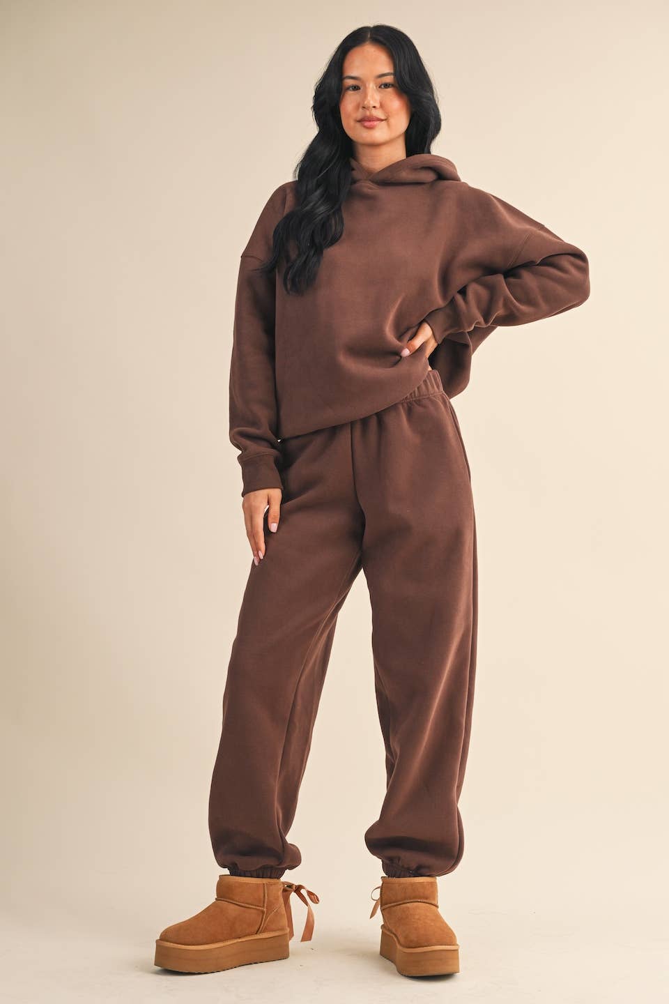 Cozy Fleece Oversized Pullover Hoodie