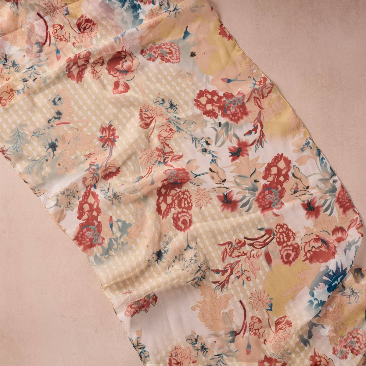 Sharad Floral Chiffon Scarf