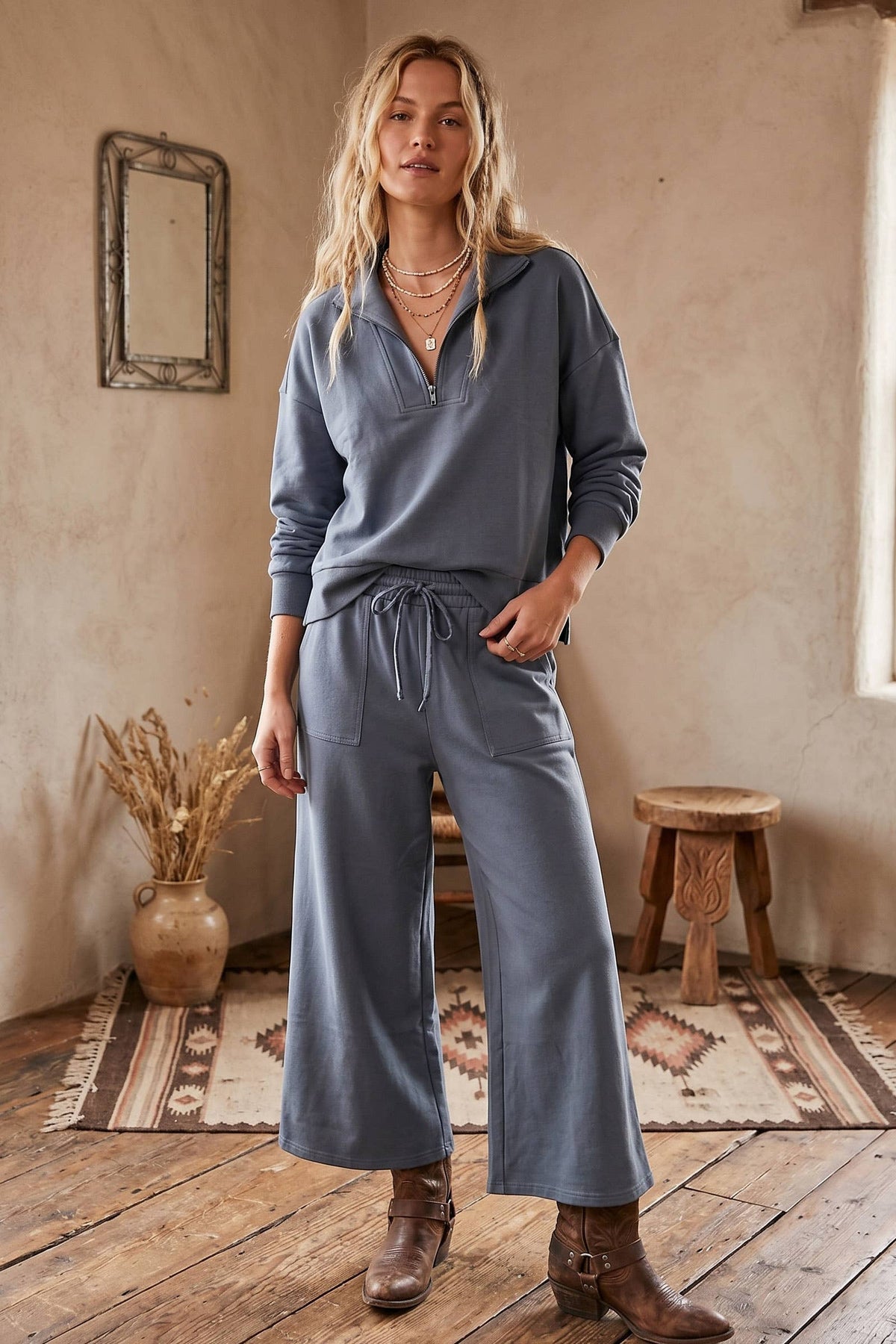 Daytrip Pullover & Wide Leg Pants Set