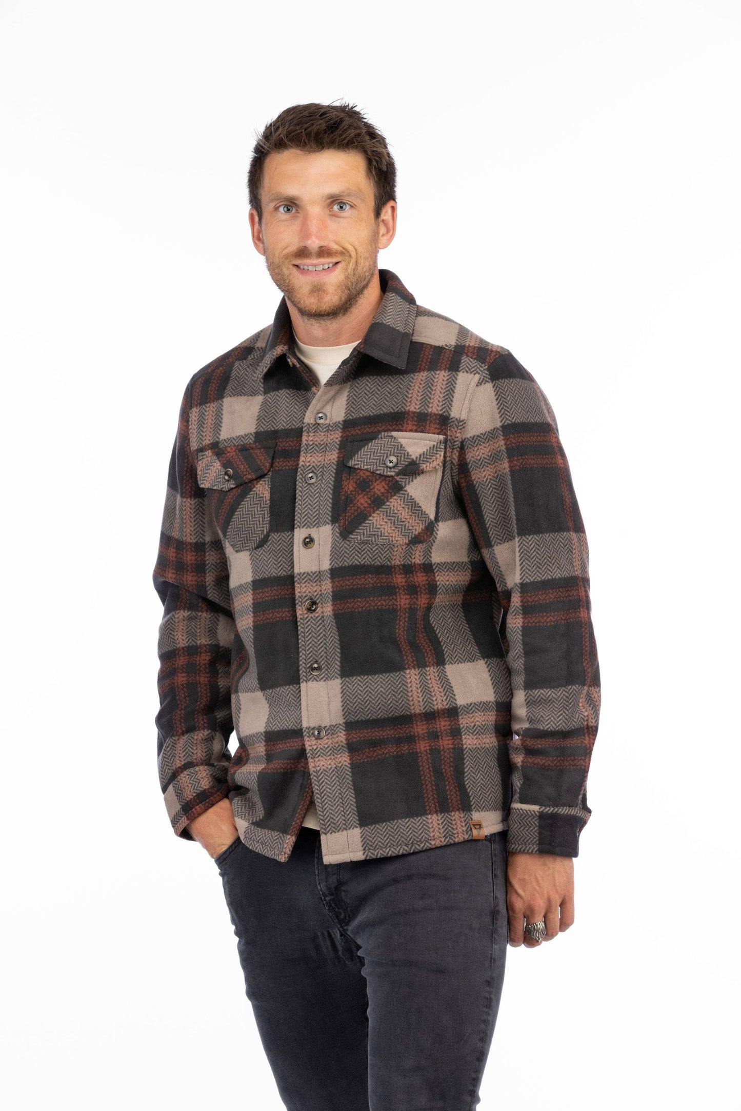 Koda Sherpa Lined Shirt Jacket