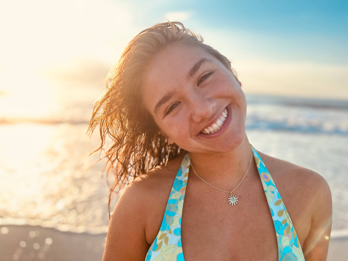 Spiral Sun Necklace