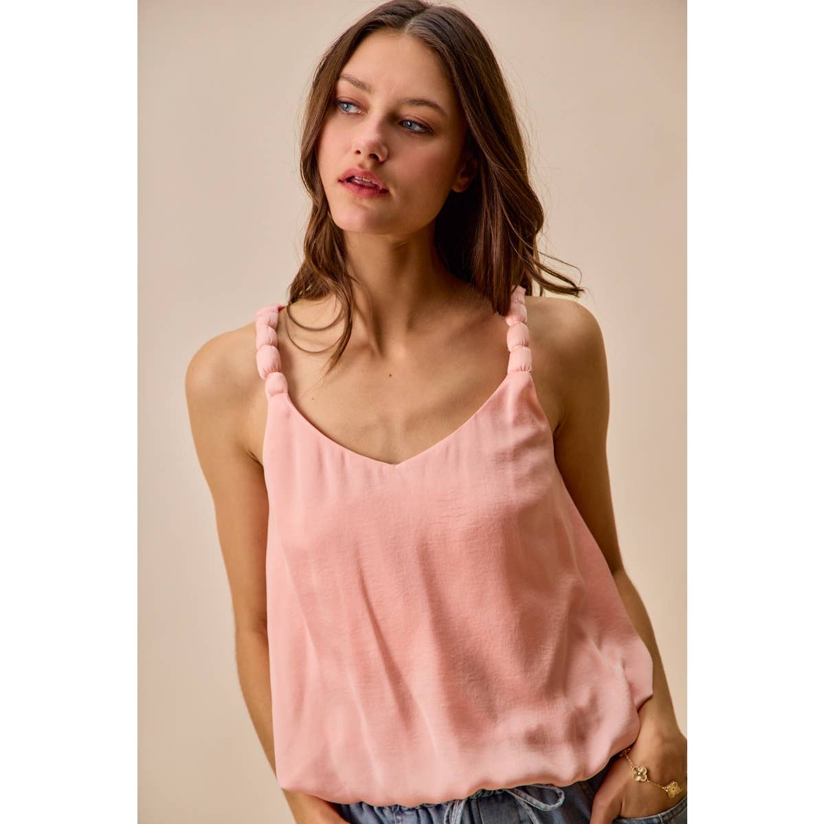 Bubble Hem Tank Top