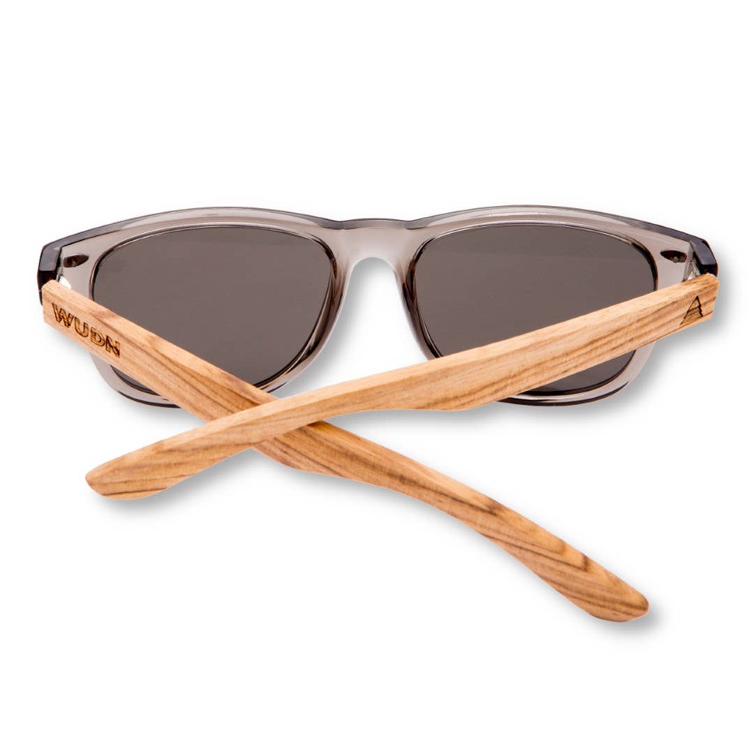 Real Wood Sunglasses - Grey Zebra Wood Wanderers