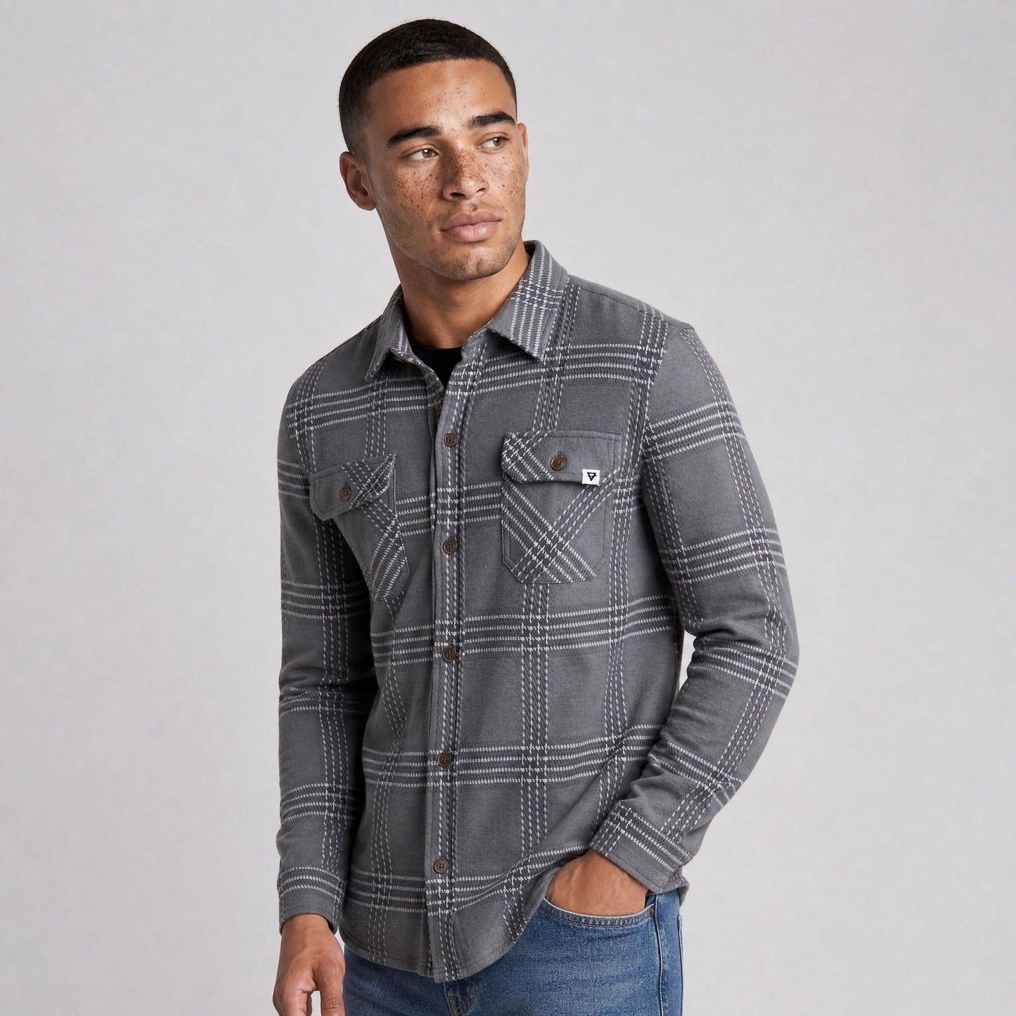 Men's Lichen Stretch Flannel Button Down