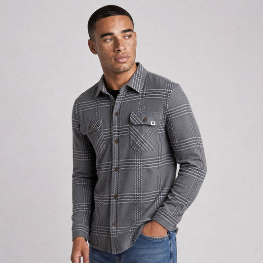 Lichen Stretch Flannel Button Down