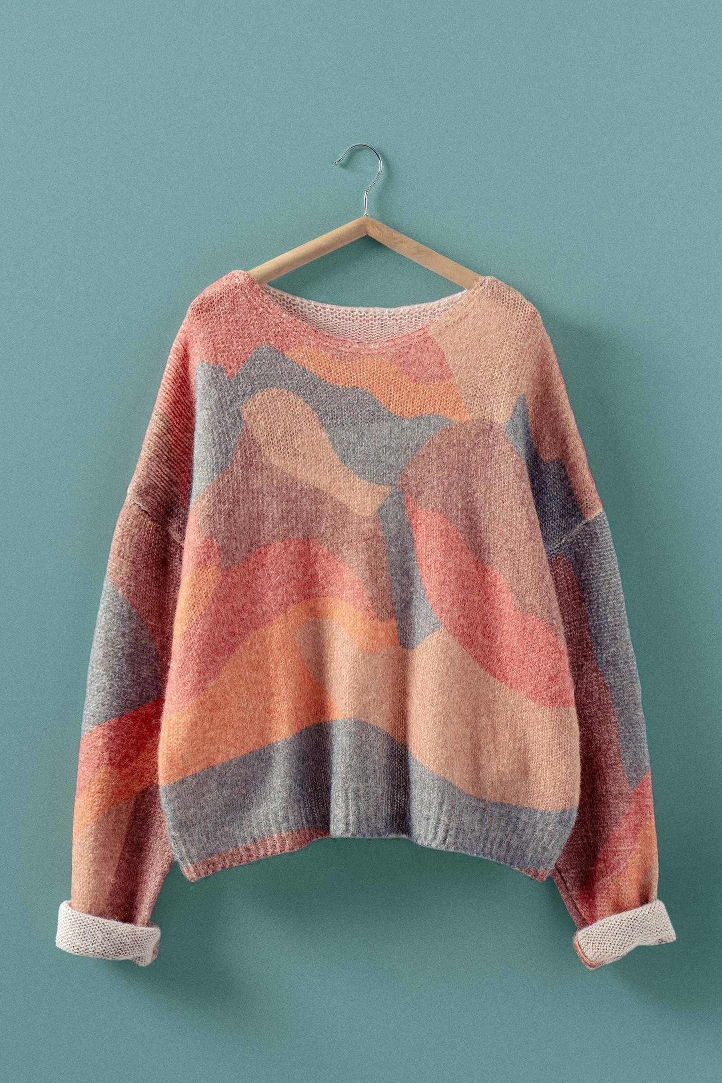 Abstract Knit Sweater