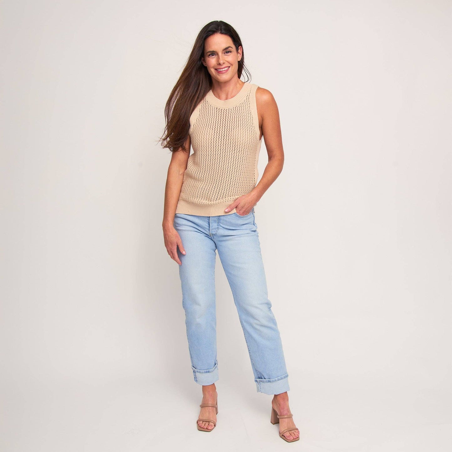 Cotton Knit Tank Top