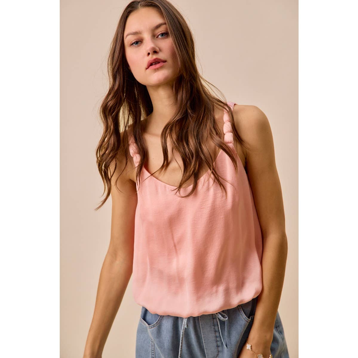 Bubble Hem Tank Top