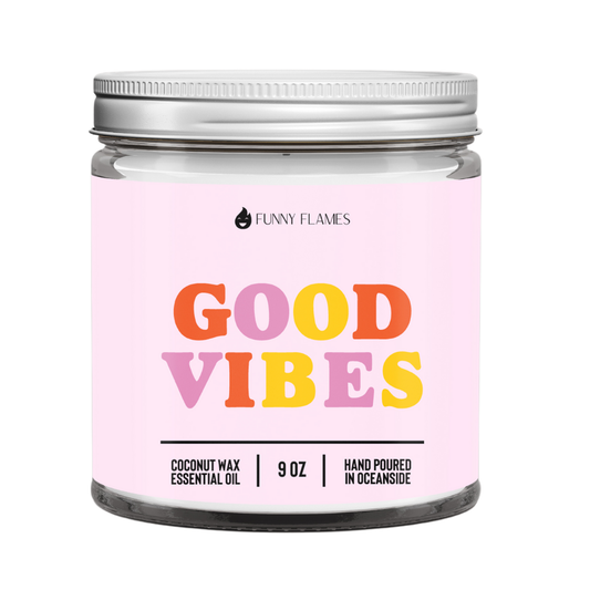 Good Vibes -9oz Candle- Melon Scented