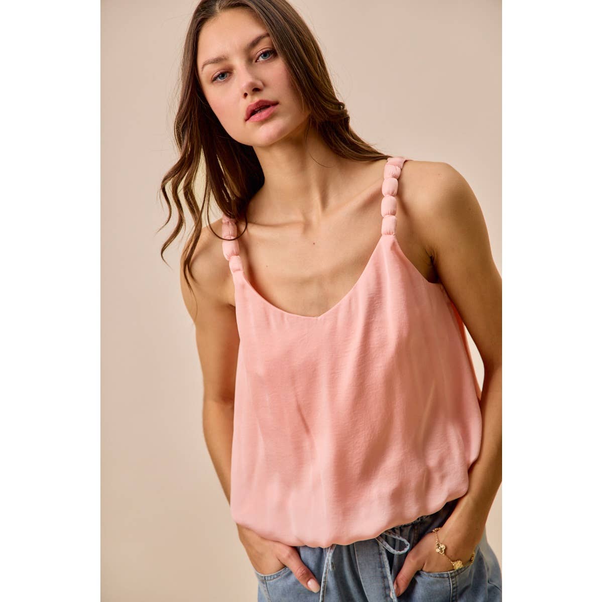 Bubble Hem Tank Top