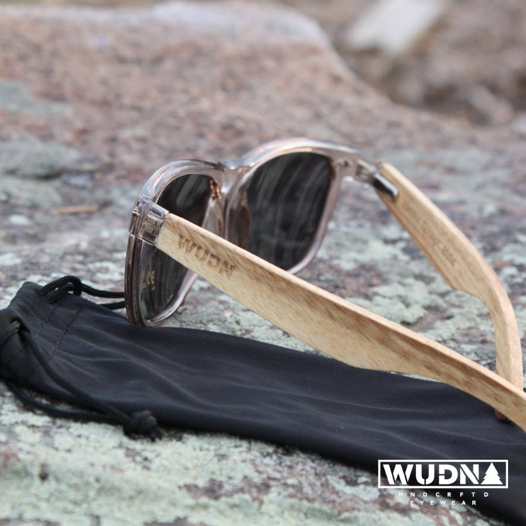 Real Wood Sunglasses - Grey Zebra Wood Wanderers