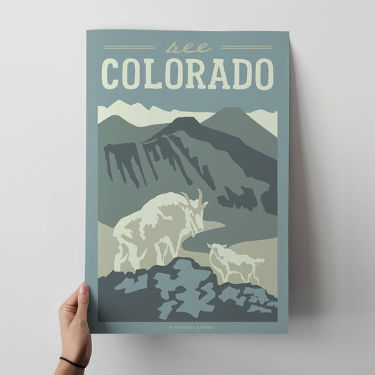 See Colorado Travel Poster