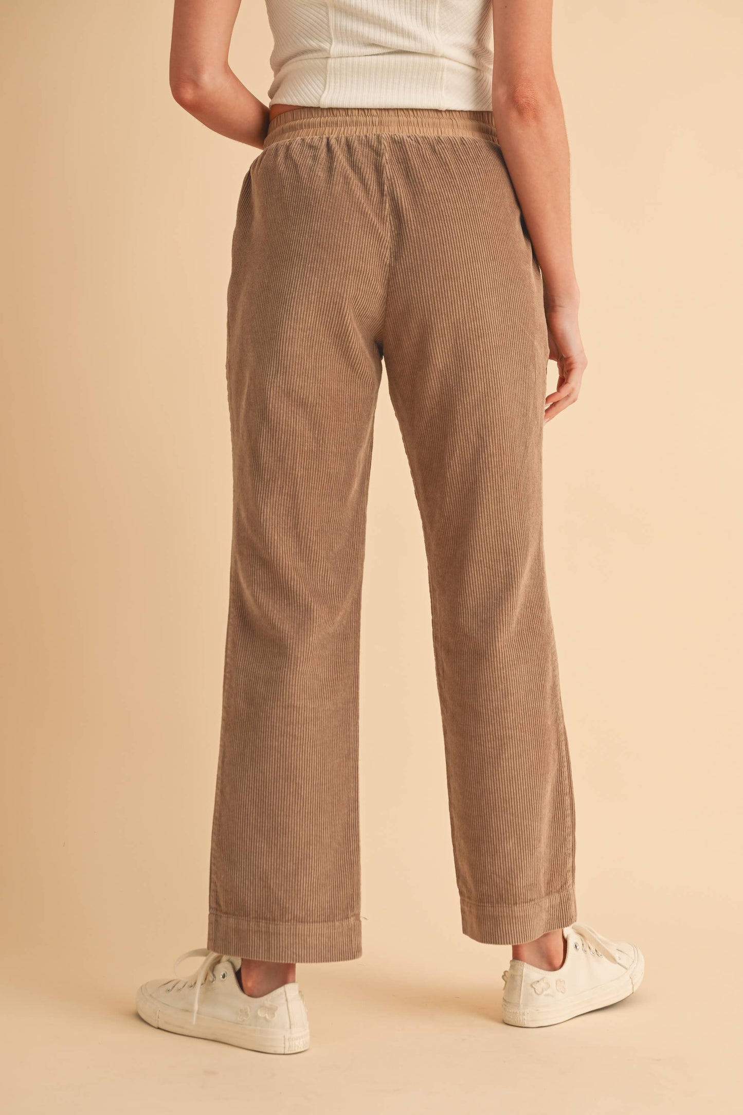 Corduroy Drawstring Pants
