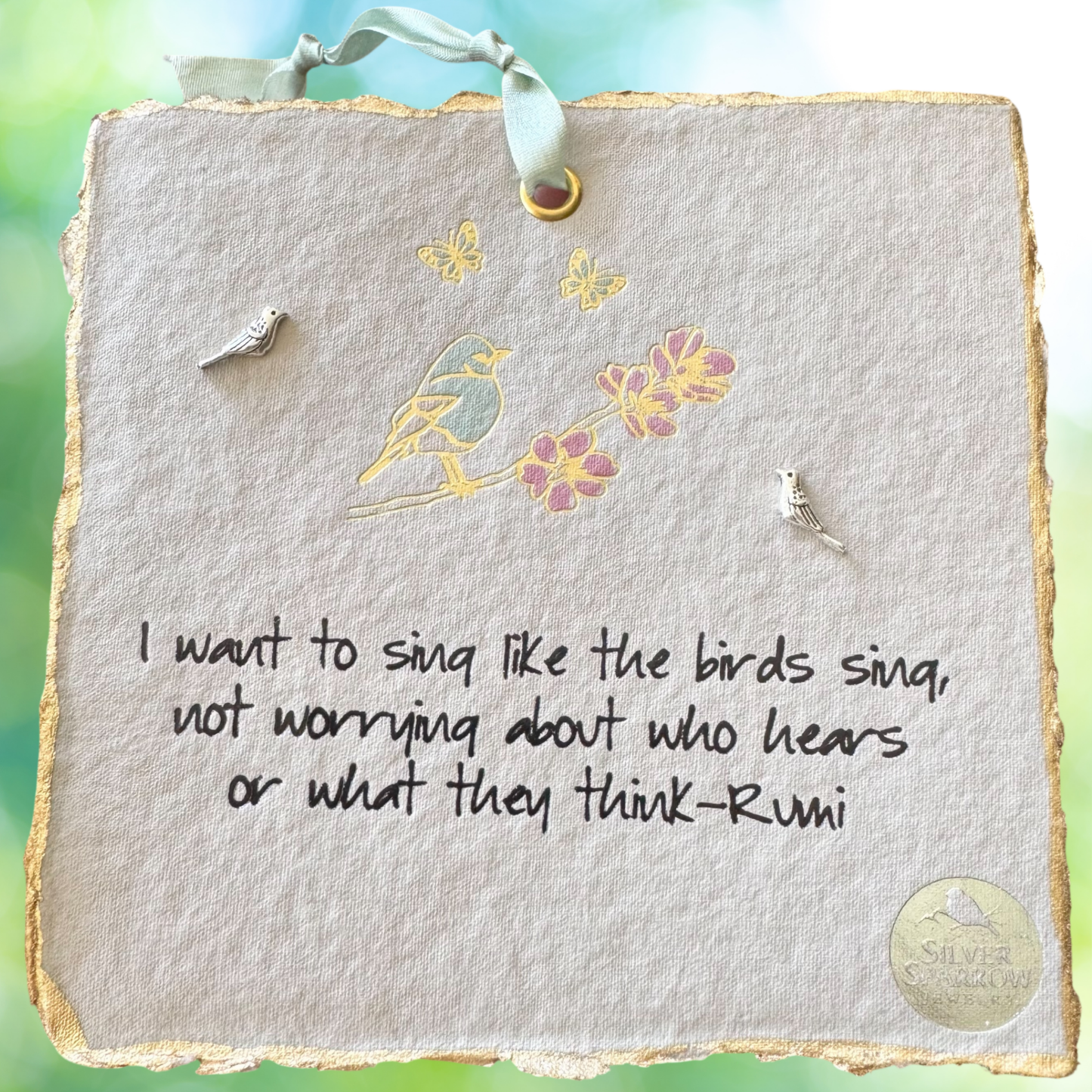 Free Spirit bird stud earrings