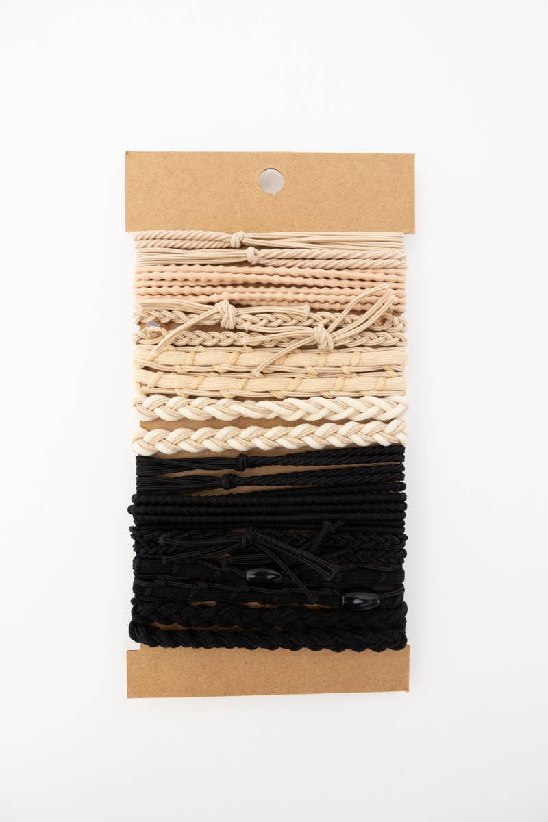 Stackable Hair Tie Bracelet Set