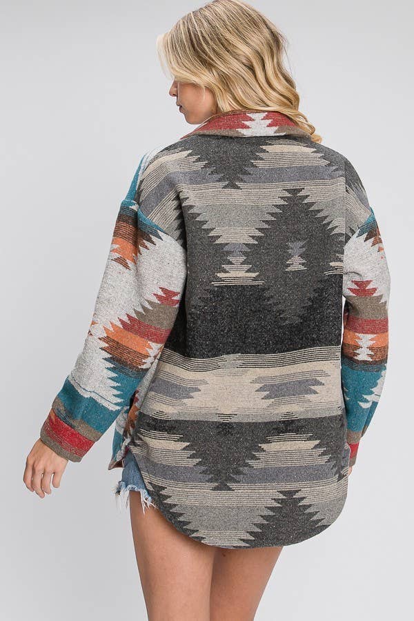 Aztec Contrast Jacket